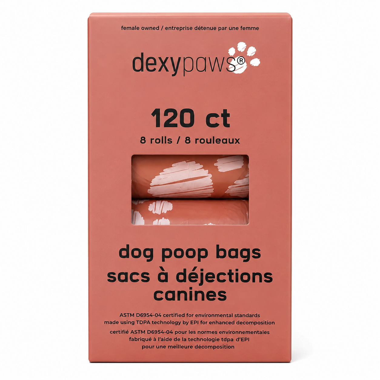 Dexypaws Brown Dog Poop Bags – 120 Count