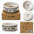 Dexypaws Food du Jour Ceramic Dog Bowl – 50oz (8 Inches)