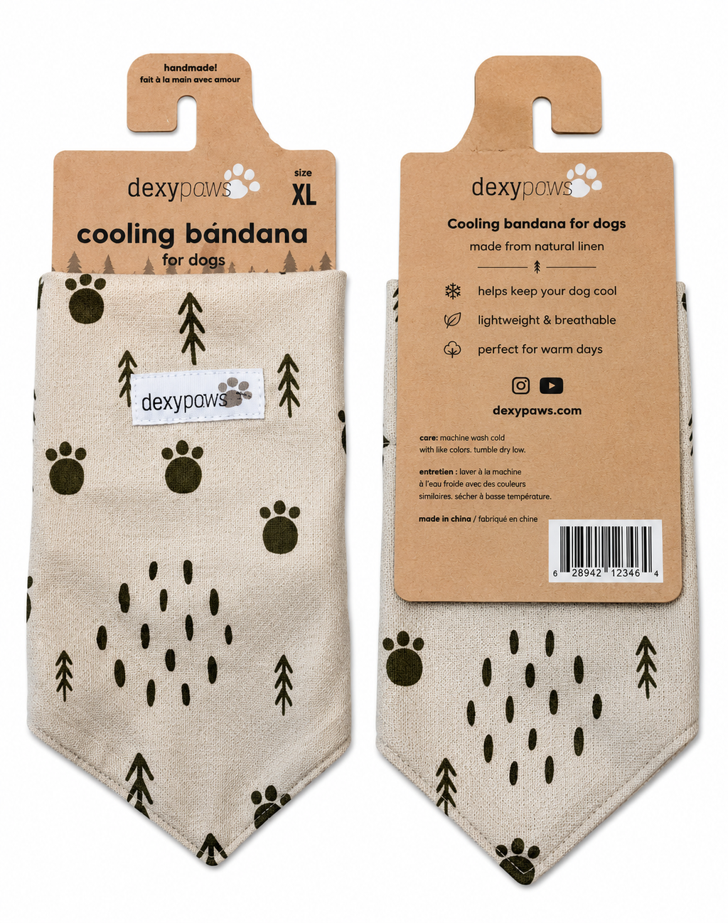 Dexypaws Ice Cooling Dog Collar – Extra Large (XL)