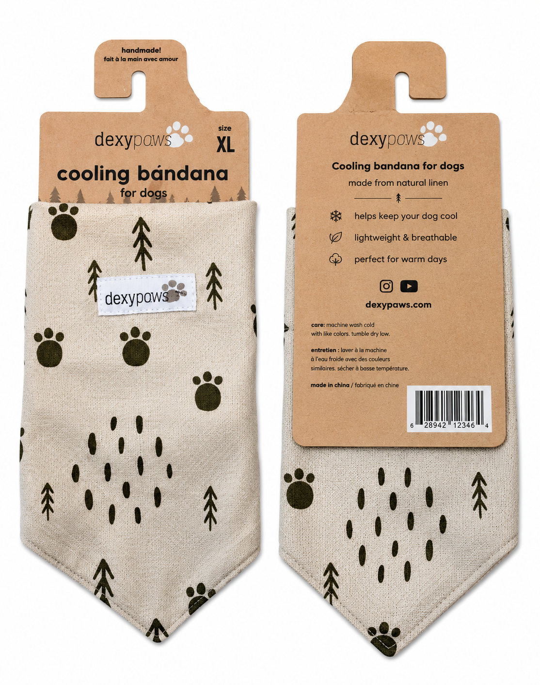 Dexypaws Ice Cooling Dog Collar – Extra Large (XL)
