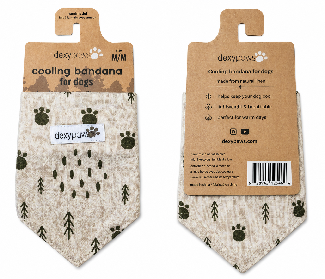 Dexypaws Ice Cooling Dog Collar – Medium (M)