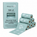 Dexypaws Sage Green Dog Poop Bags – 120 Count