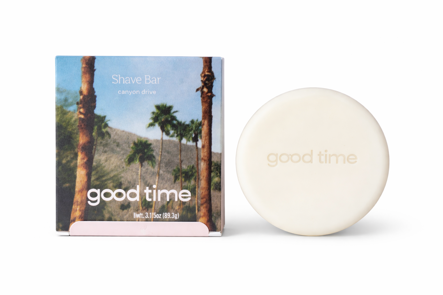 Good Time Shave Bar – Canyon Drive Scent, Moisturizing Shaving Soap (3.15 oz)