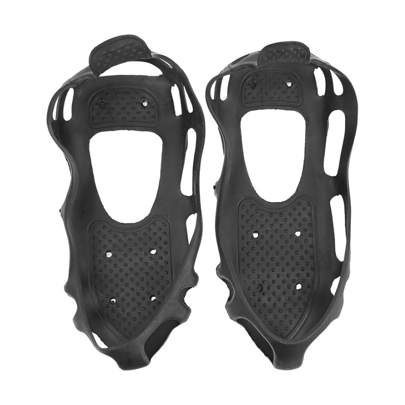 Ice Cleats Traction Shoe Covers – Anti-Slip Crampons for Snow & Ice (Medium)