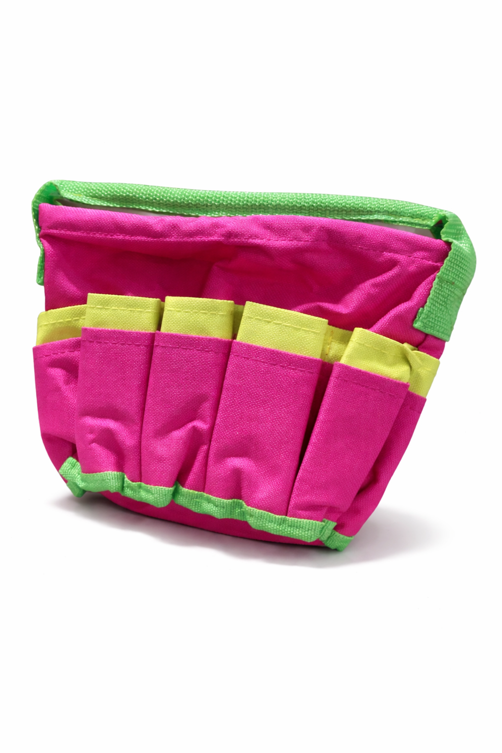 Kids Utility Tool Belt – Adjustable Gardening & Activity Waist Pouch with Multi Pockets (Pink & Green)