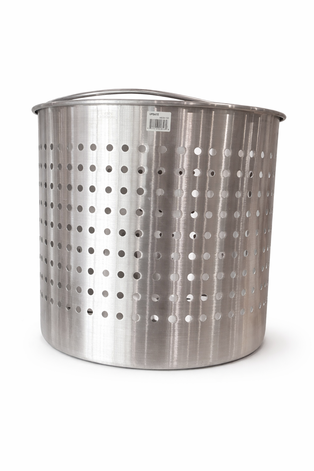 Large Aluminum Stock Pot with Strainer Basket – Heavy Duty Seafood Boiler / Outdoor Cooking Pot