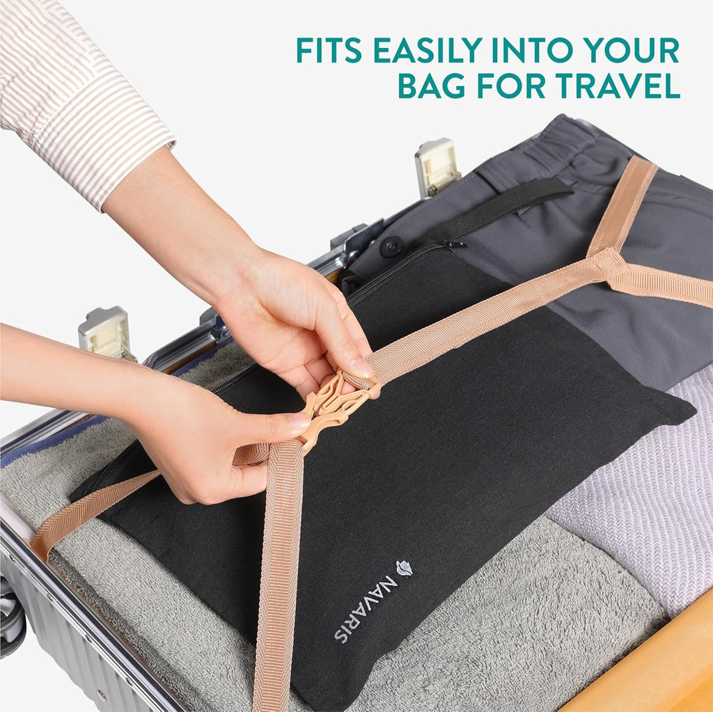 Navaris Foldable Travel Yoga Mat – Ultra-Thin Non-Slip Portable Exercise Mat for Yoga, Pilates & Fitness (72" x 24" x 1.5mm) – Violet