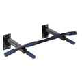 Navaris Wall Mounted Pull Up Bar – Home Gym Chin Up & Pull-Up Station with Foam Grip Handles (93 x 50.5 x 18 cm)