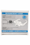 Restroom/Privacy Door Lockset – Interior Lever Handle Lock for Bedroom & Bathroom Doors