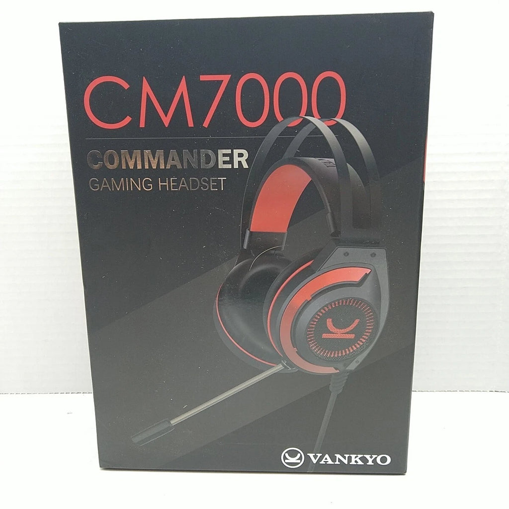 CM7000 Commander Gaming Headset – Stereo Sound Over-Ear Headphones with Microphone (PC/Console Compatible)