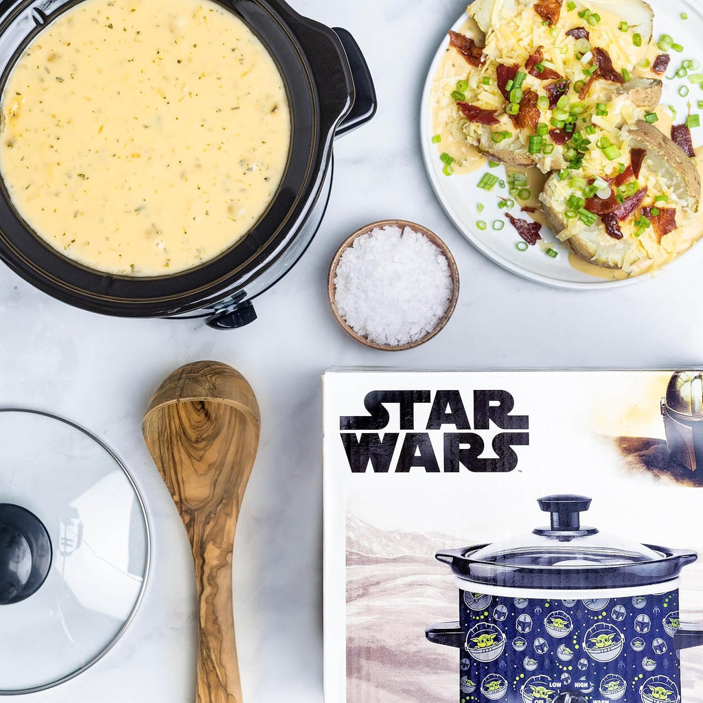 Star Wars The Mandalorian “The Child” 2-Quart Slow Cooker – Compact Crock Pot (Disney Licensed)