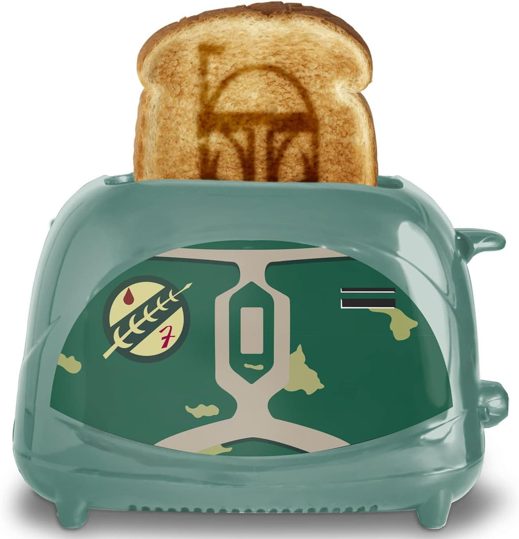 Star Wars Boba Fett Toaster – 2-Slice Electric Toaster with Toast Imprint | Disney Licensed