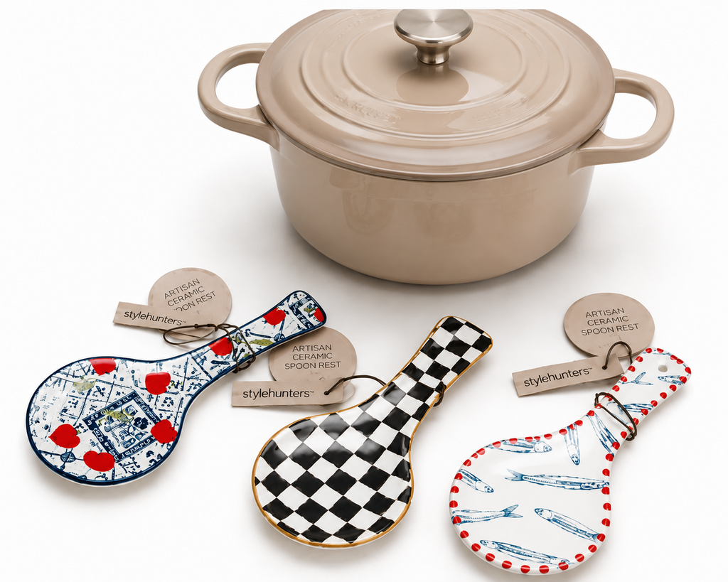 Stylehunters Ceramic Spoon Rest – Assorted Colors