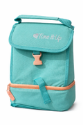 Tone It Up Insulated Lunch Bag – Portable Cooler Tote with Zipper Pocket (Mint Green)