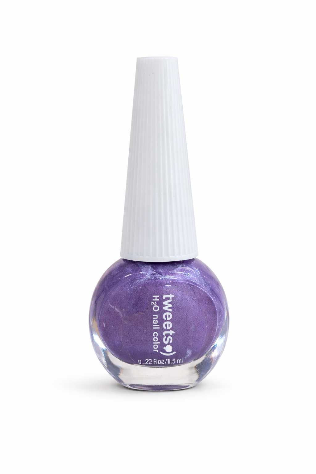 Tweety H2O Nail Color – Shimmer Purple Nail Polish, Quick-Dry Gloss Finish – 0.22 fl oz (6.5 ml)