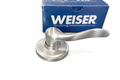 Weiser Satin Nickel Door Lever Handle – Interior Passage Door Handle for Hall & Closet